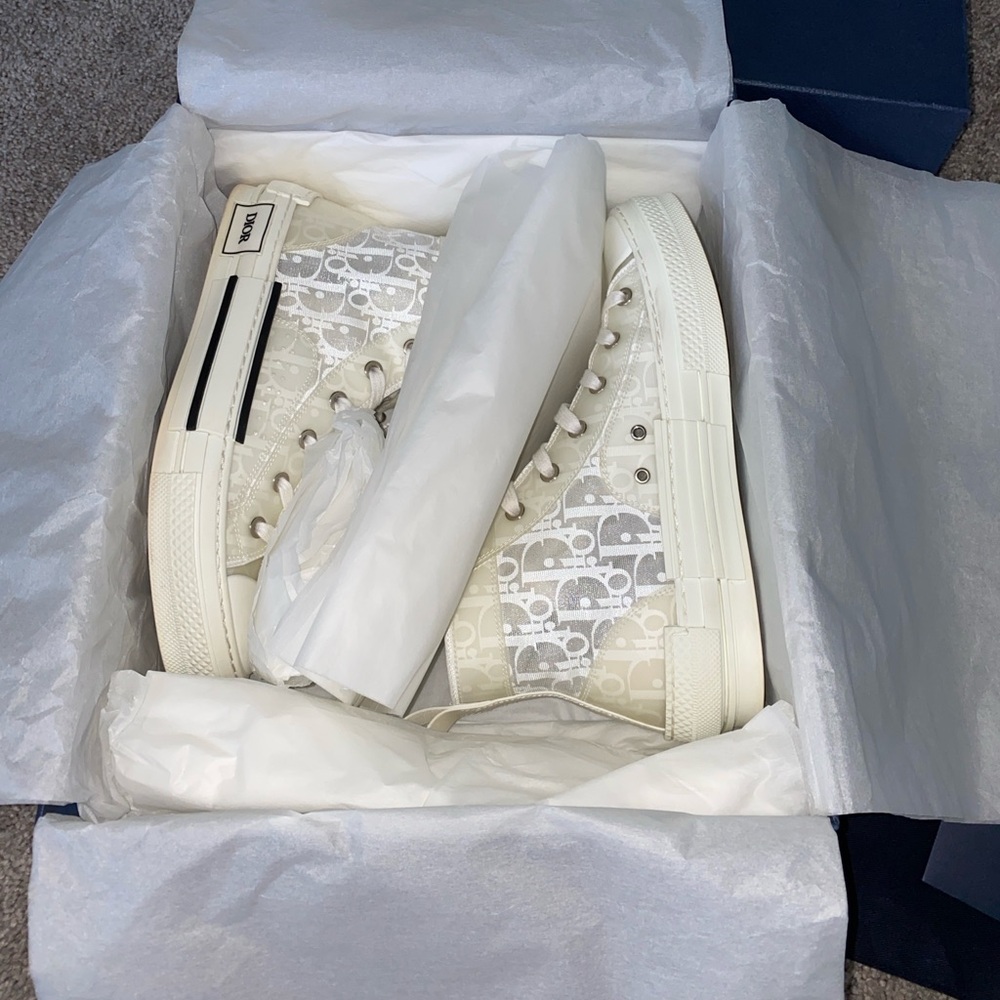 Mens Dior B23 High Top Sneakers size 39 - Picture 3 of 14